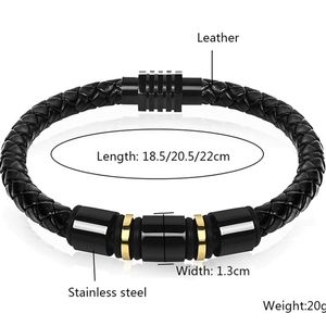 Unisex leather bracelet